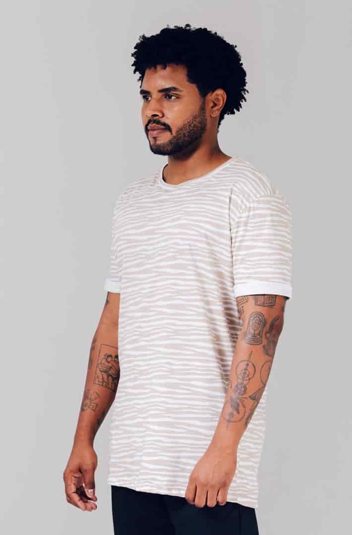 Camiseta print cebra - miniatura 3