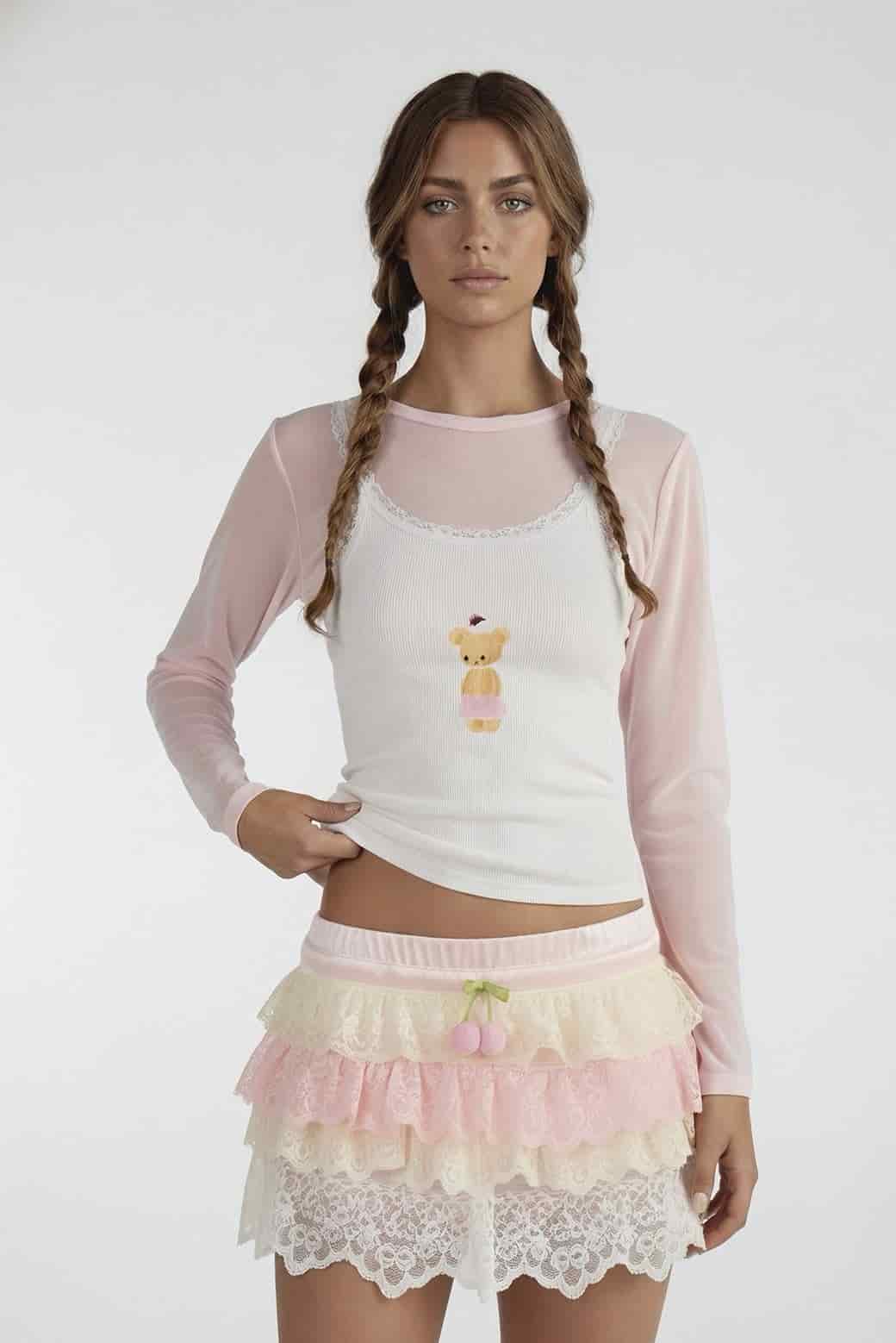 🍒 Cereza Nieve Falda - miniatura 4