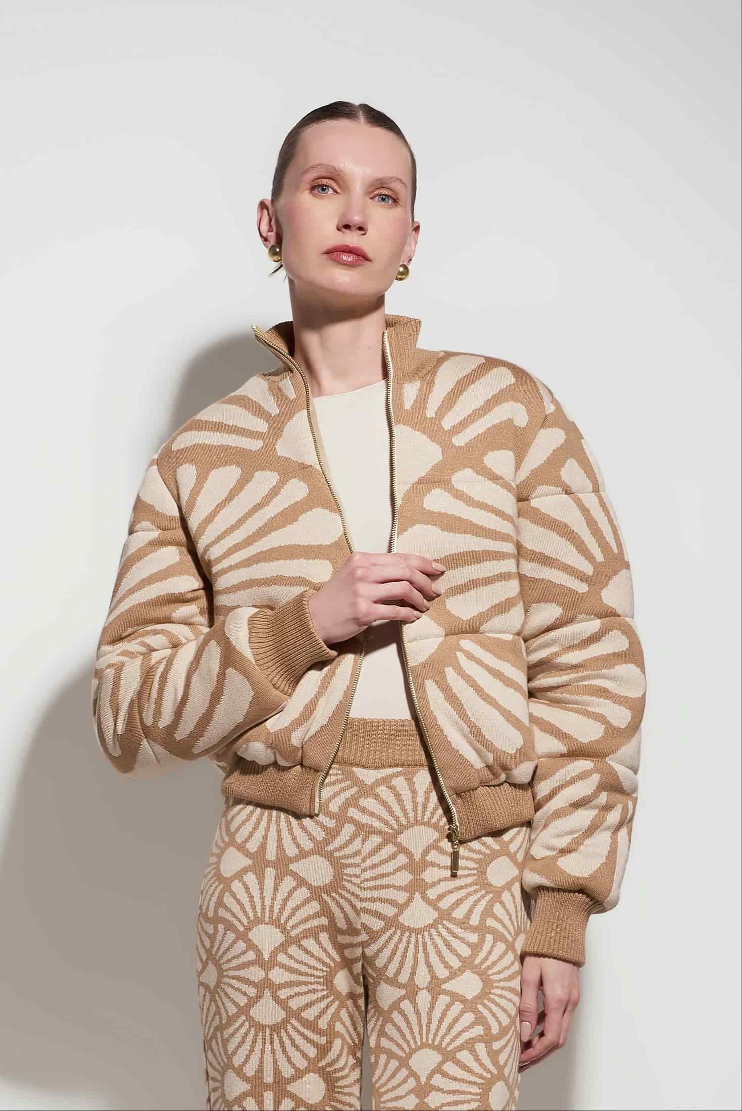 Bomber Jacket Venus Camel-Beige - miniatura 1