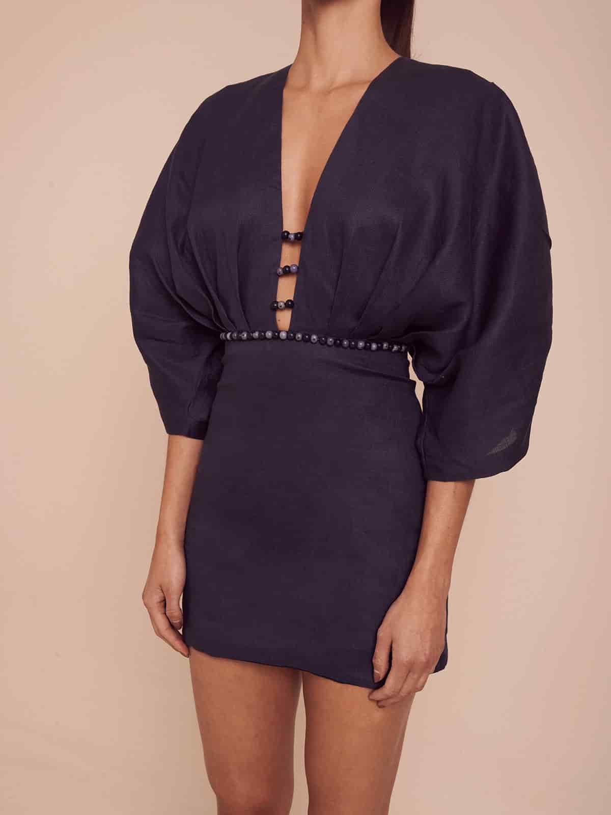 ABELLA DRESS NAVY - miniatura 4