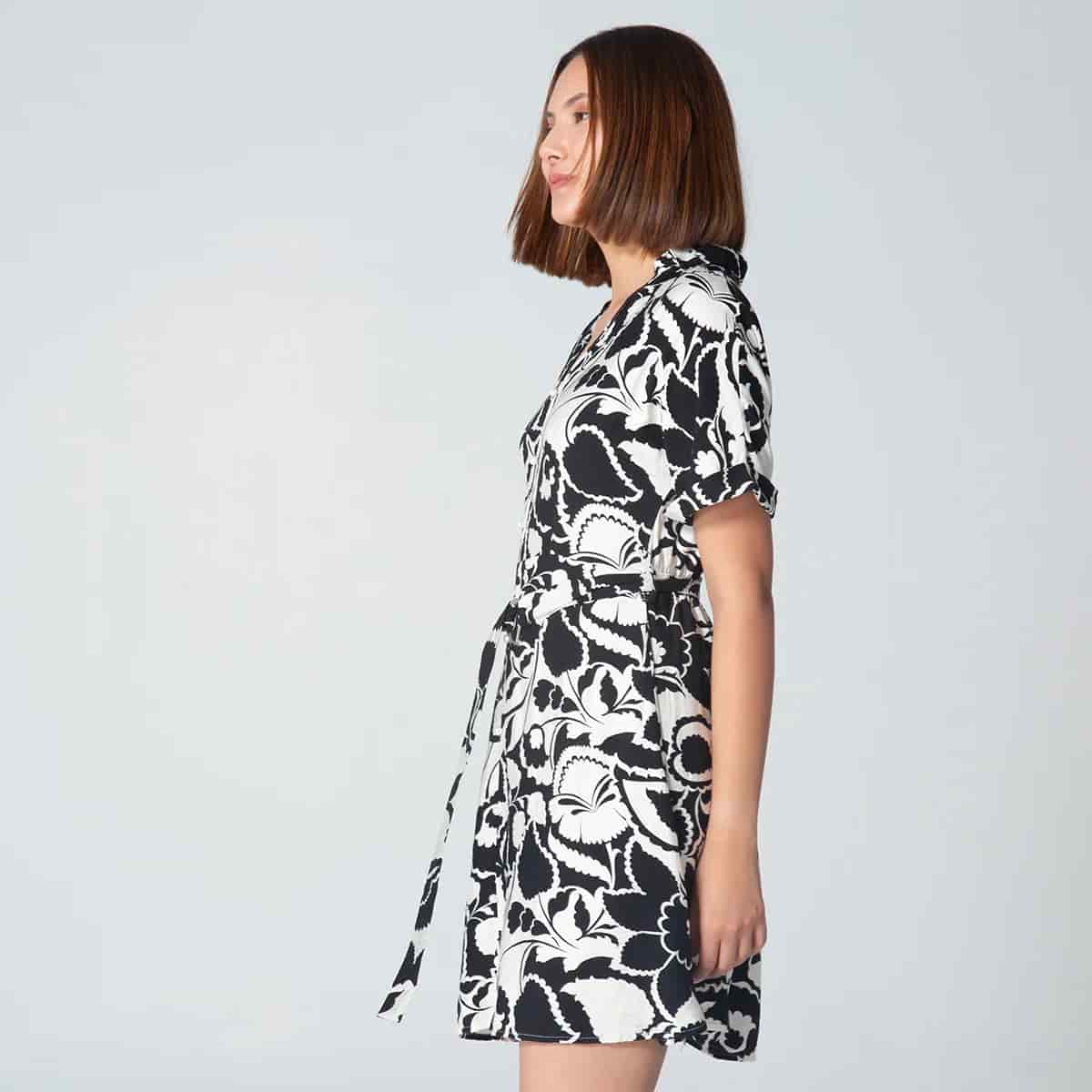 Vestido Corto Estampado Kony - miniatura 10