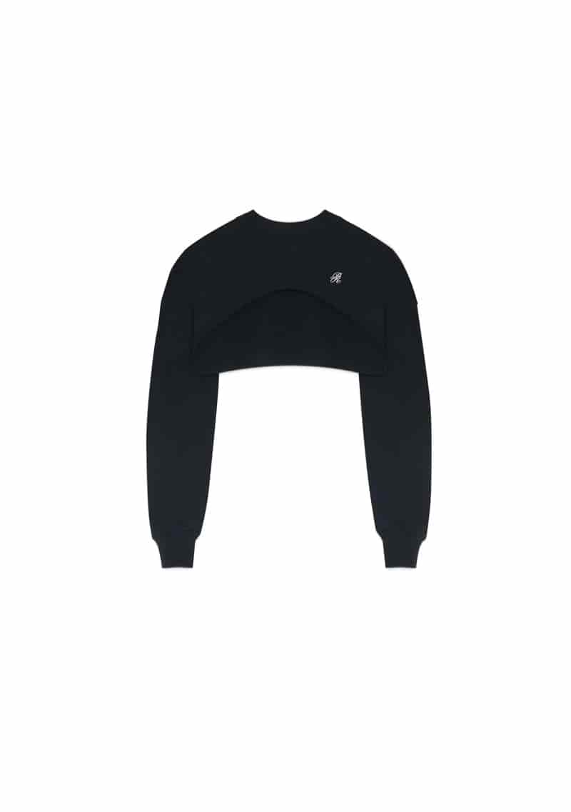 Monclair black crewneck - miniatura 1