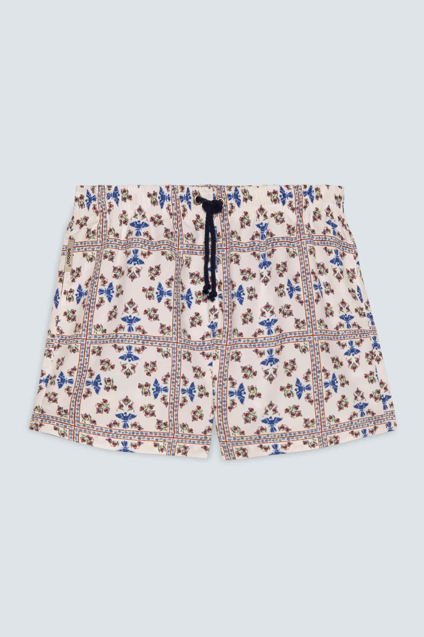 Men's bonta swim trunk white - miniatura 1