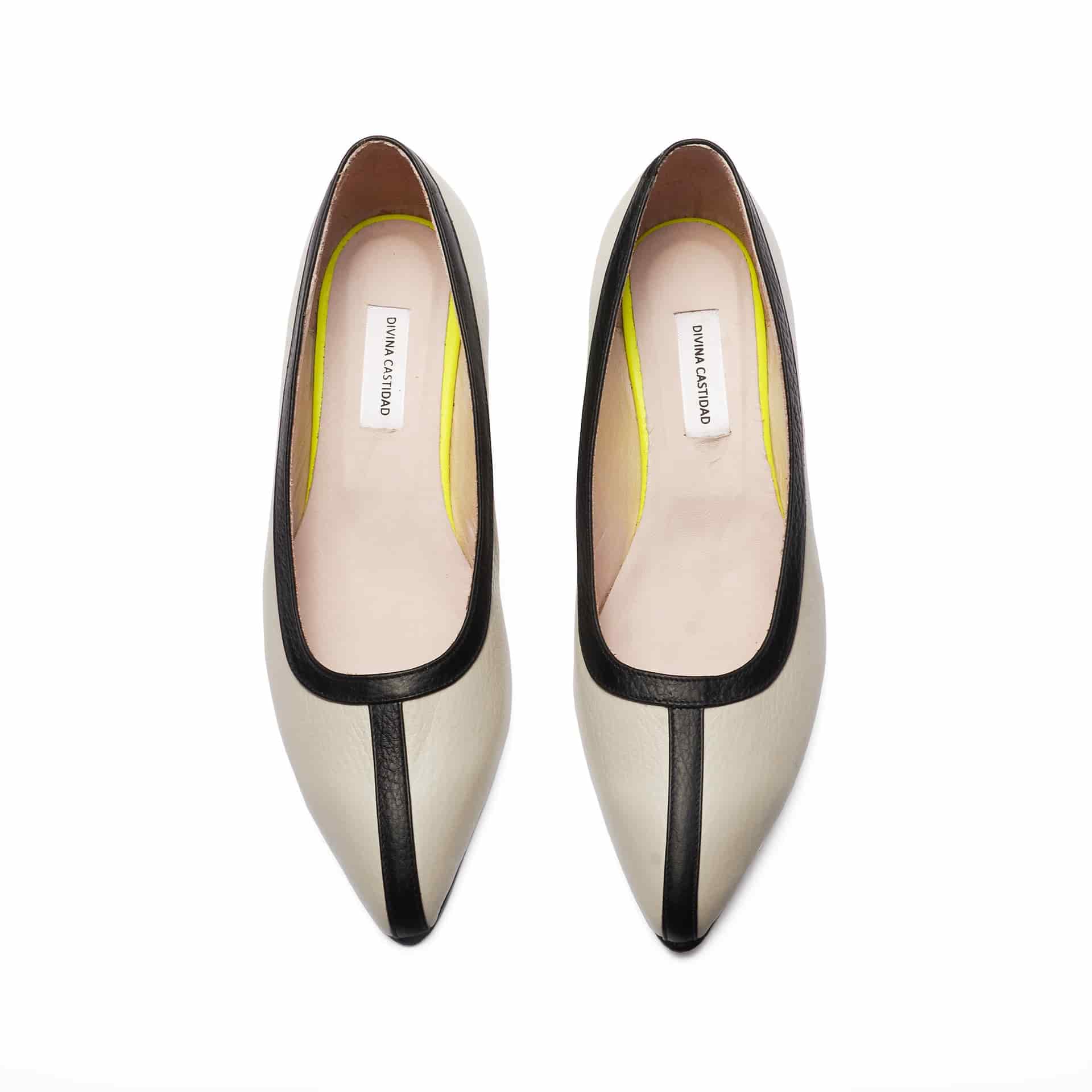 Midi Heels - Black x Beige - miniatura 3