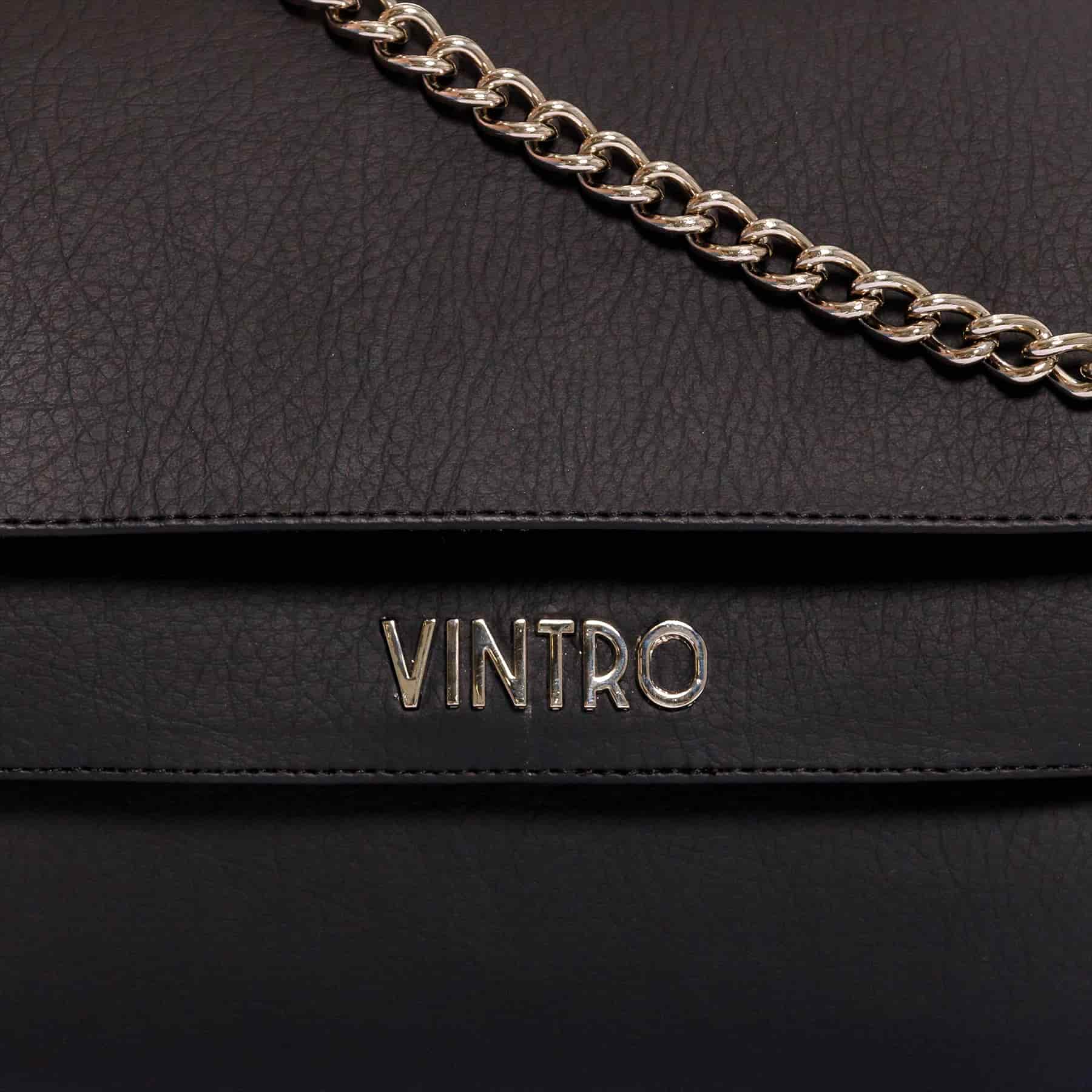 Cartera Para Mujer Dandy Negro Con Cargadera En Cadena - miniatura 4