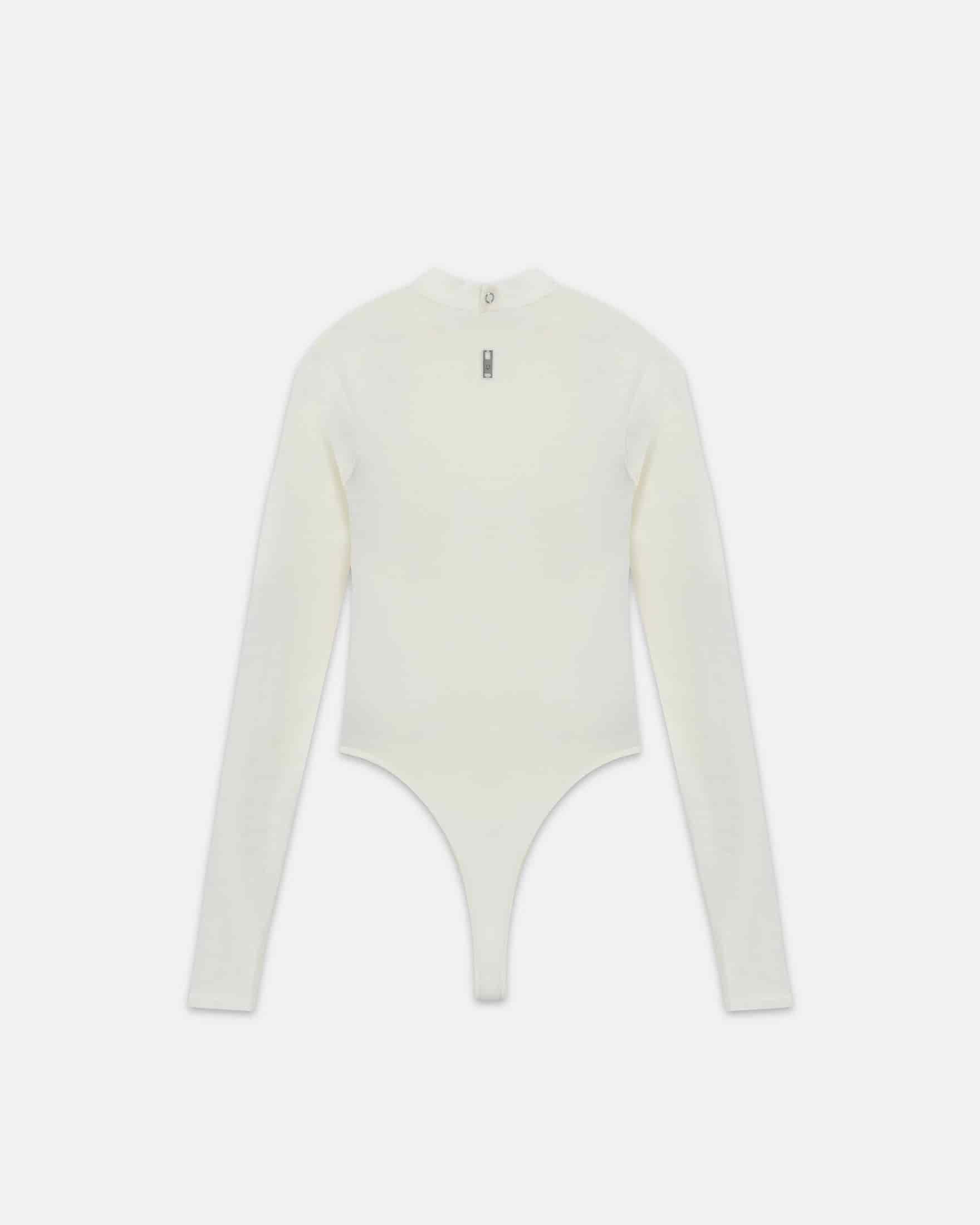 Line Undergold Studio Turtleneck Bodysuit White - miniatura 3