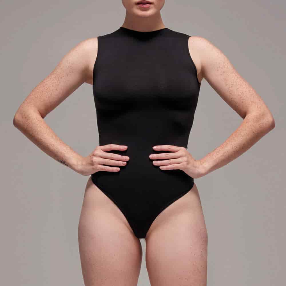 Body Sin Manga Cuello Alto Para Mujer | Lunia - miniatura 4