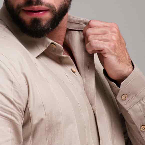 CAMISA ML 100% ALGODON HOMBRE - miniatura 113