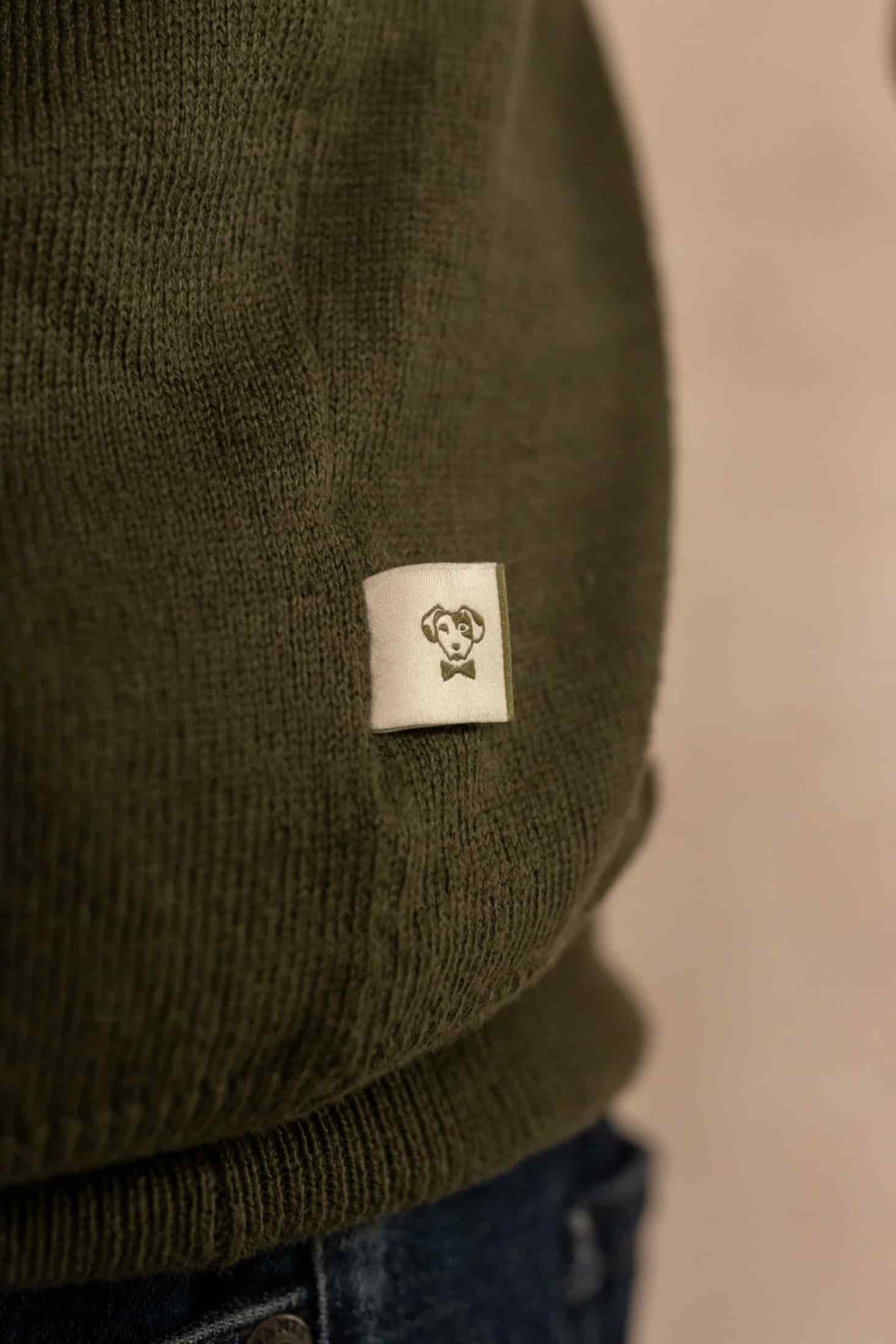 Polo Tejido Manga Larga Verde Militar - miniatura 5