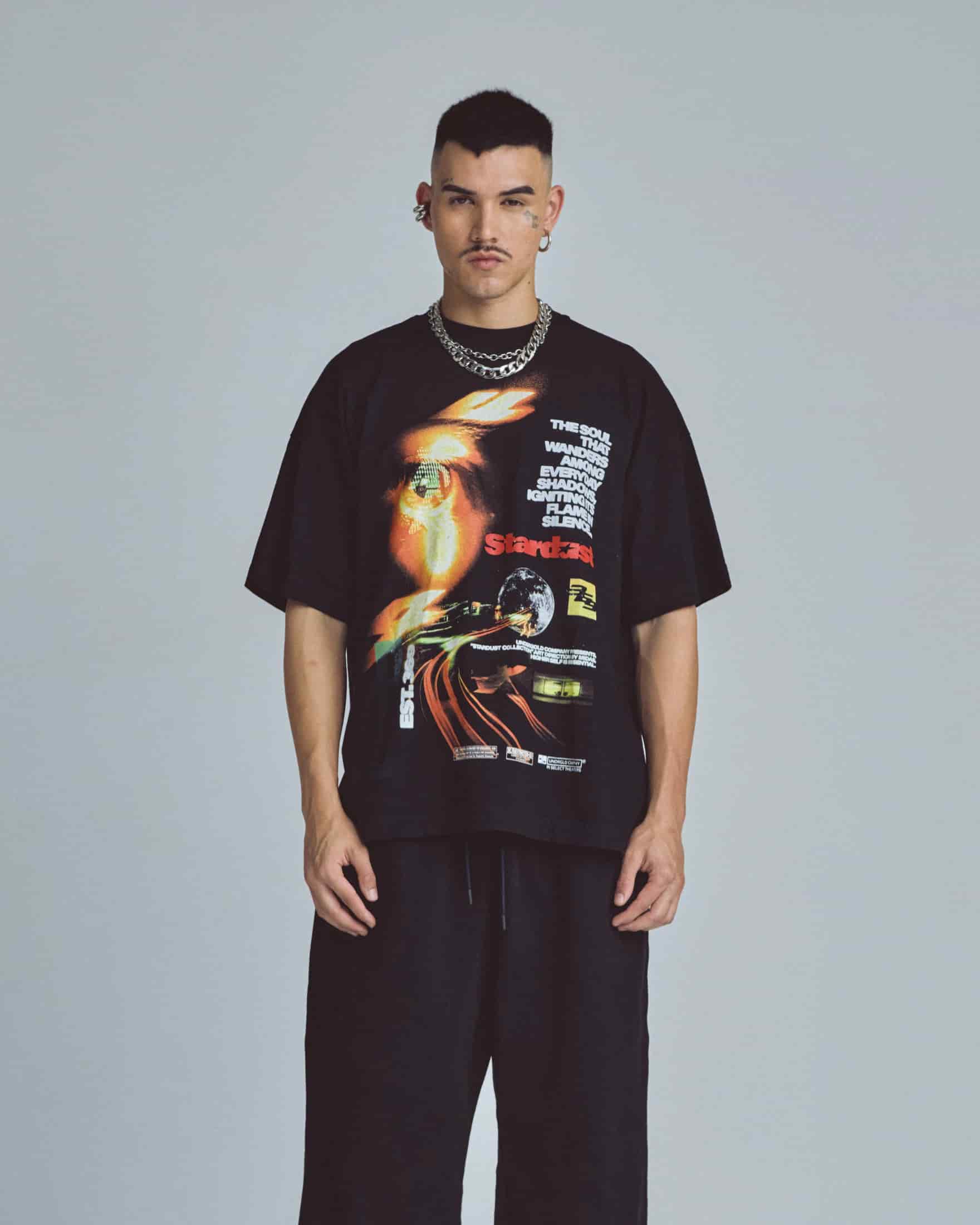 Stardust Night Drive Tshirt Black - miniatura 2