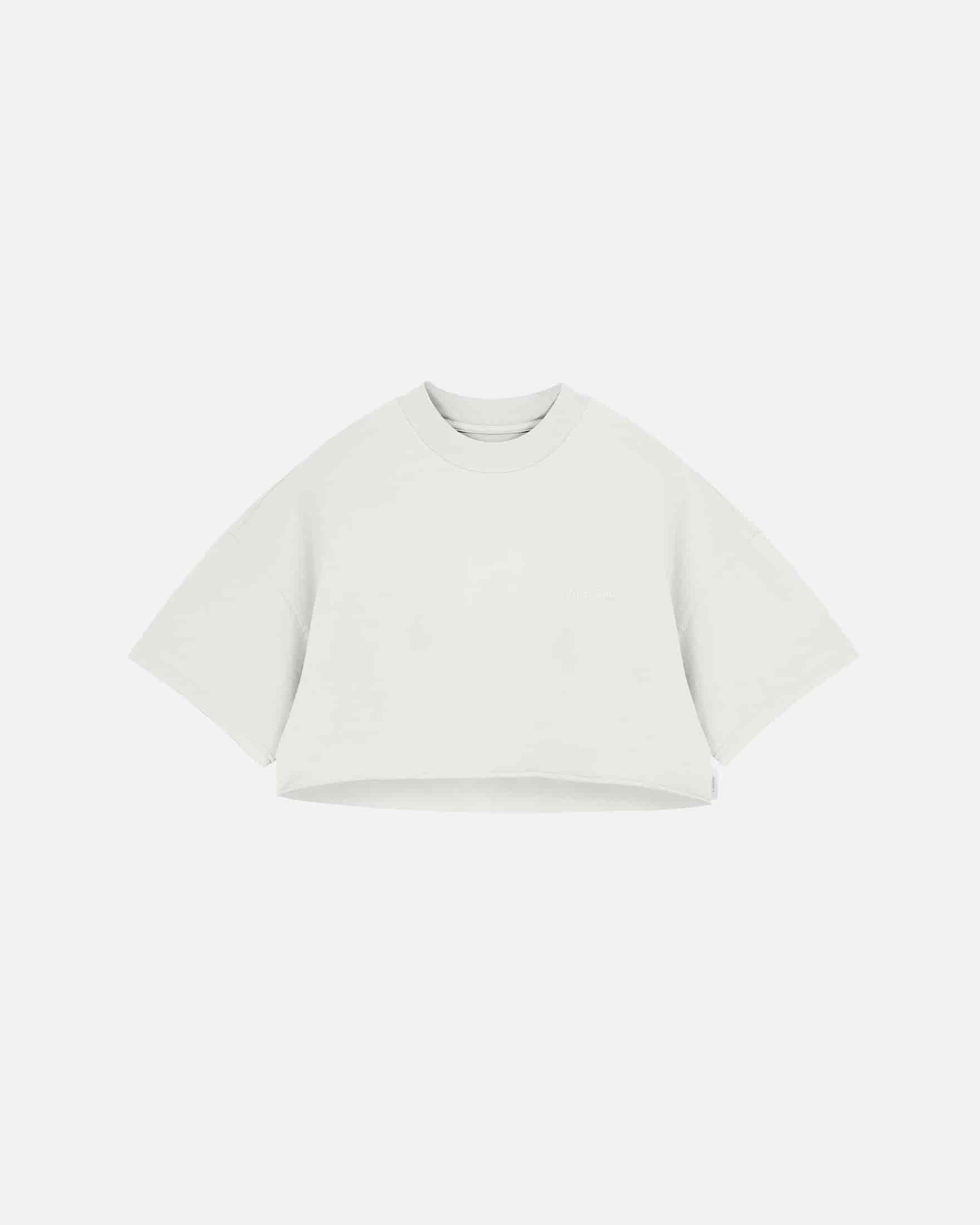 Line Logo Crop Top White - miniatura 3