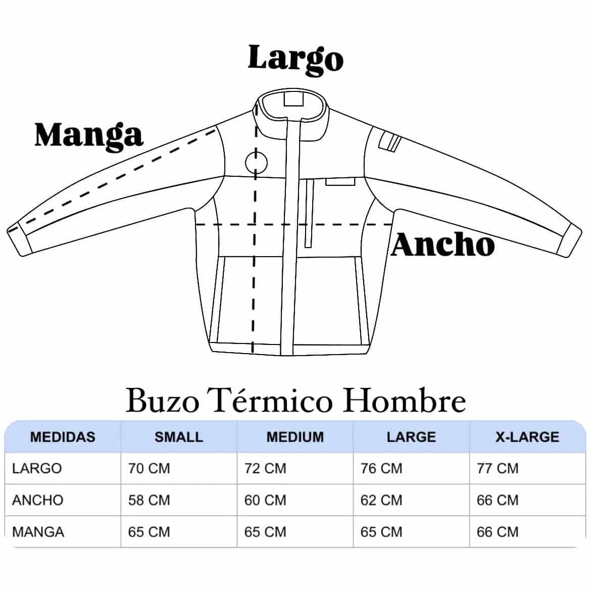 Buzo Térmico Gris Hombre - miniatura 4