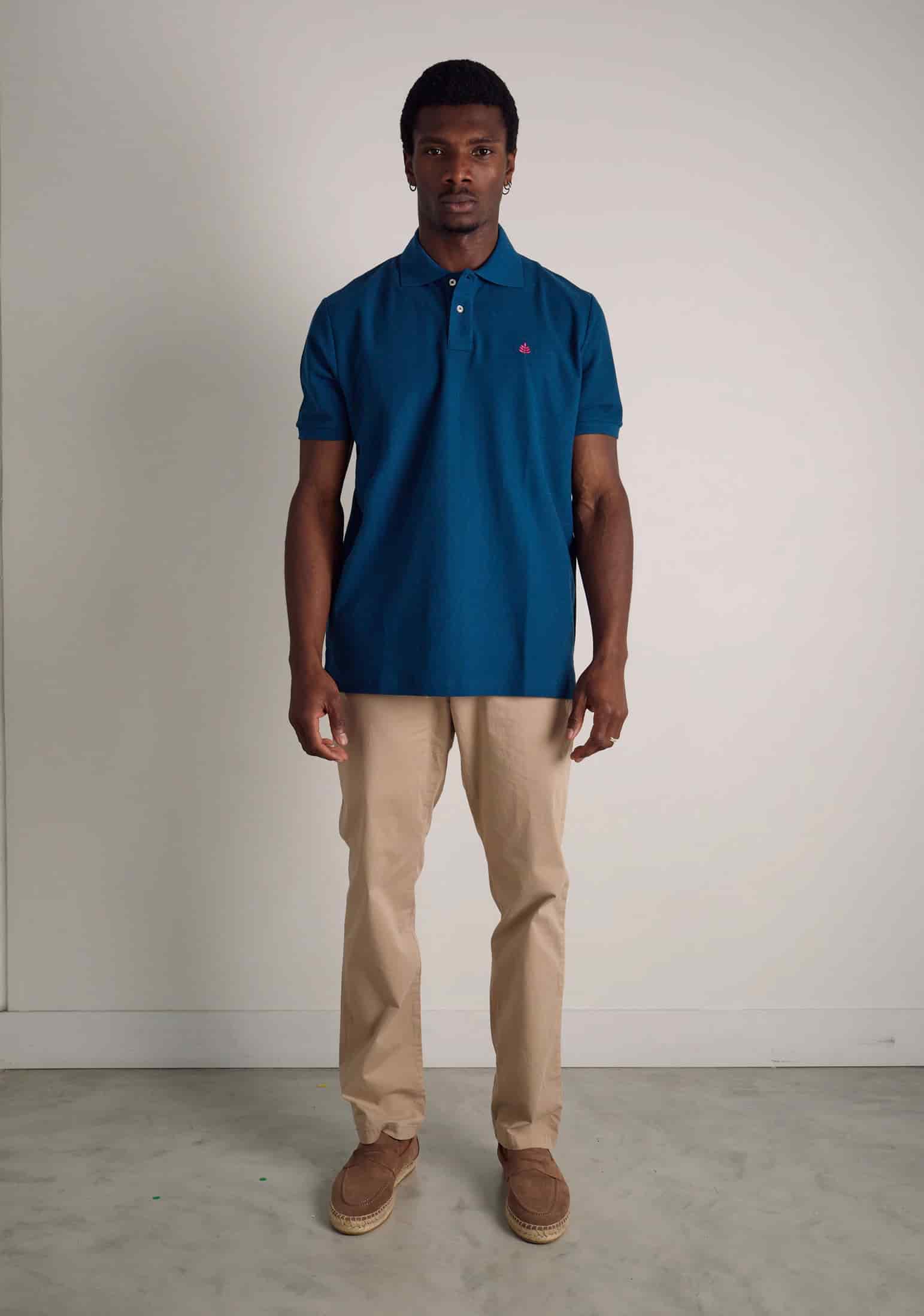 Camiseta Polo H L-Fuc Azul Petroleo - miniatura 2