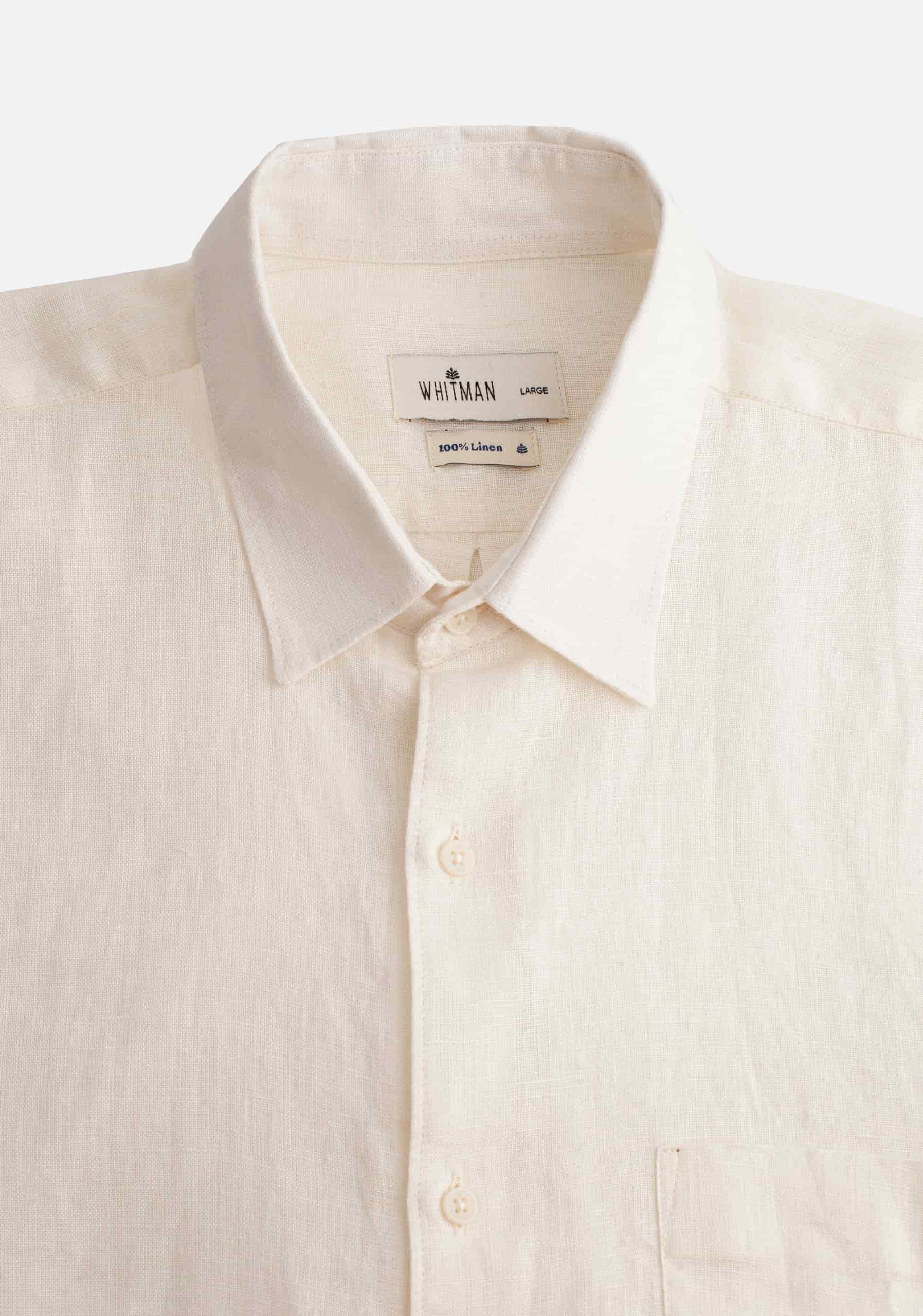 Camisa H Harlem Unicolor Marfil - miniatura 3
