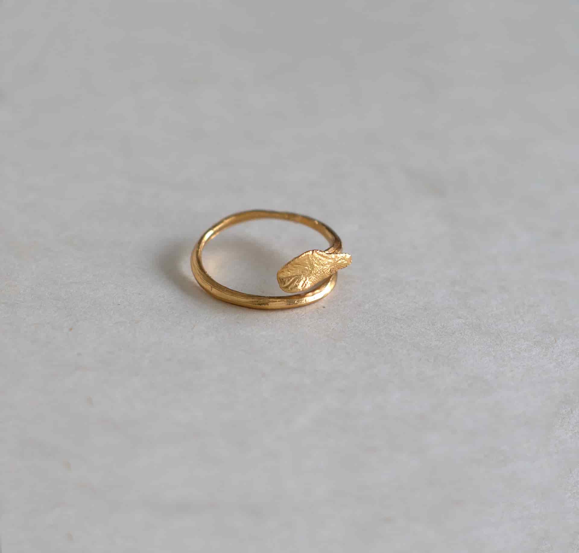 Anillo Hoja rábano - miniatura 2