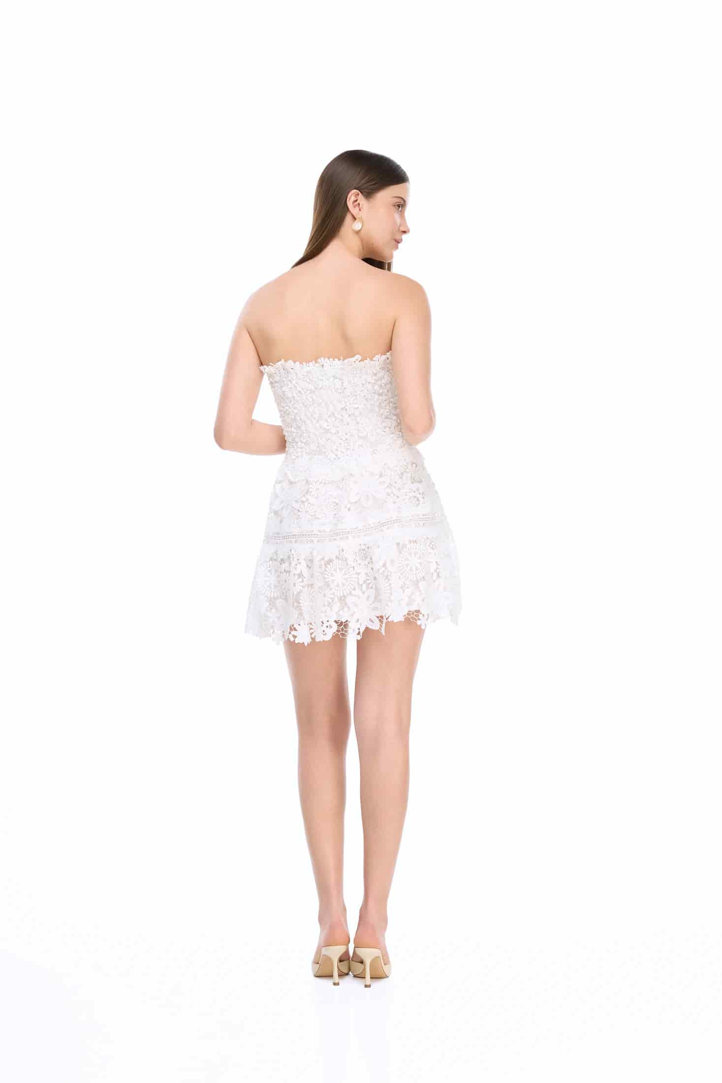 TIFFANY MINI DRESS WHITE - miniatura 2