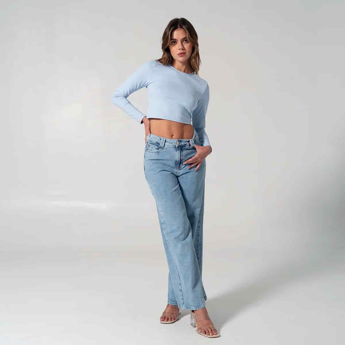 Blusa Crop Top Slim Miki - miniatura 5