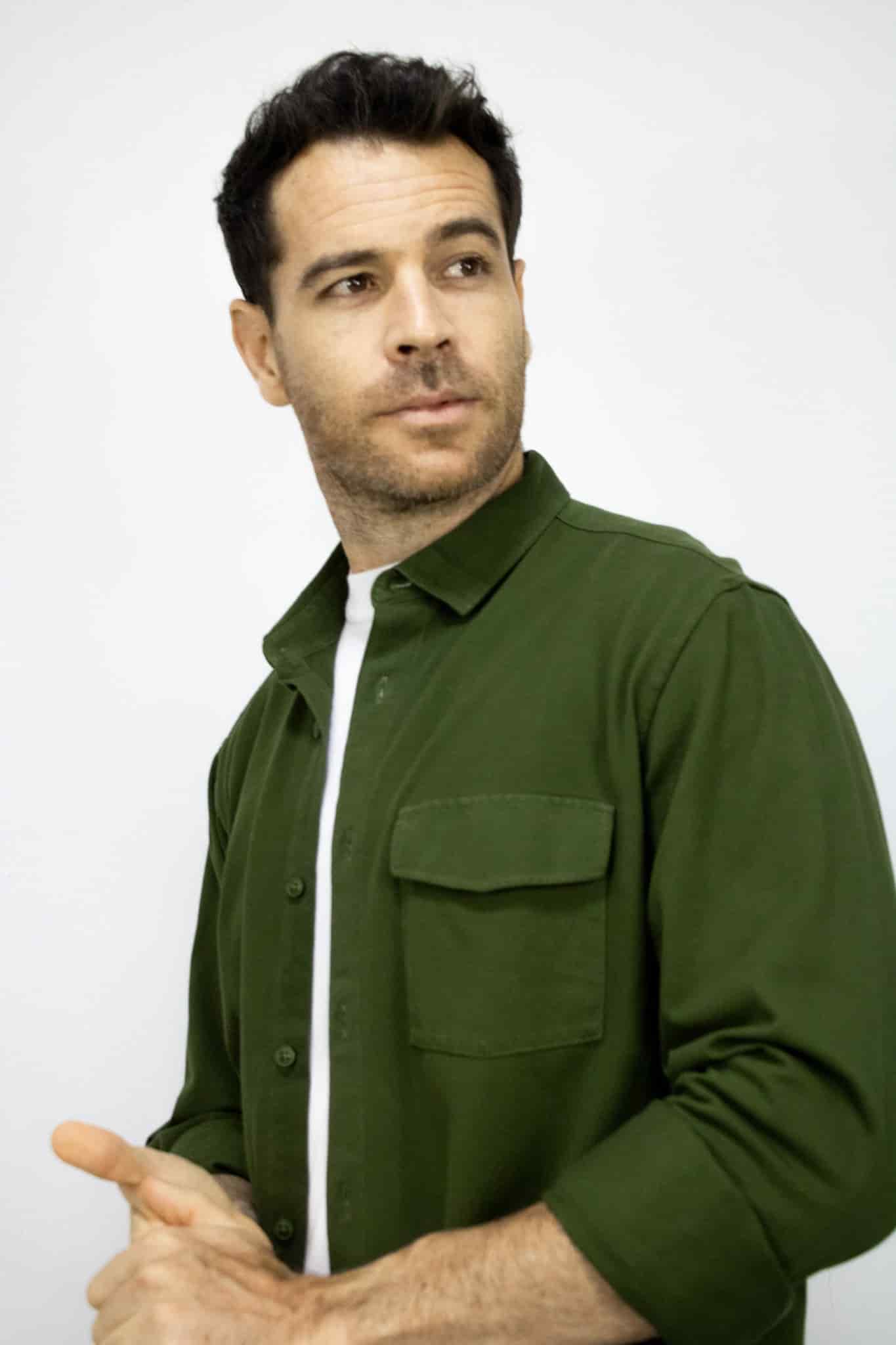 SOBRECAMISA  MANGA LARGA VERDE PARA HOMBRE - miniatura 4