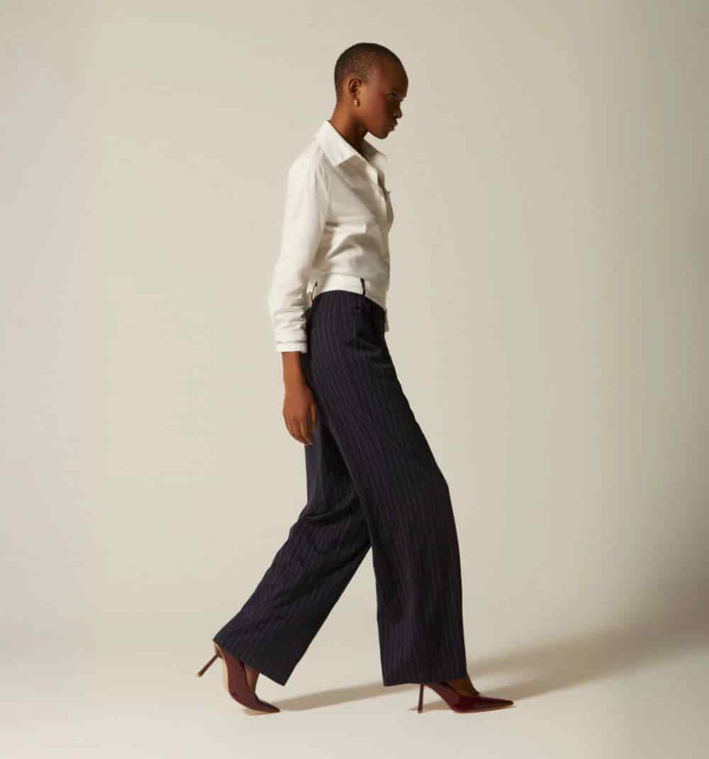 Pantalon  con  contraste  en pretina - miniatura 1
