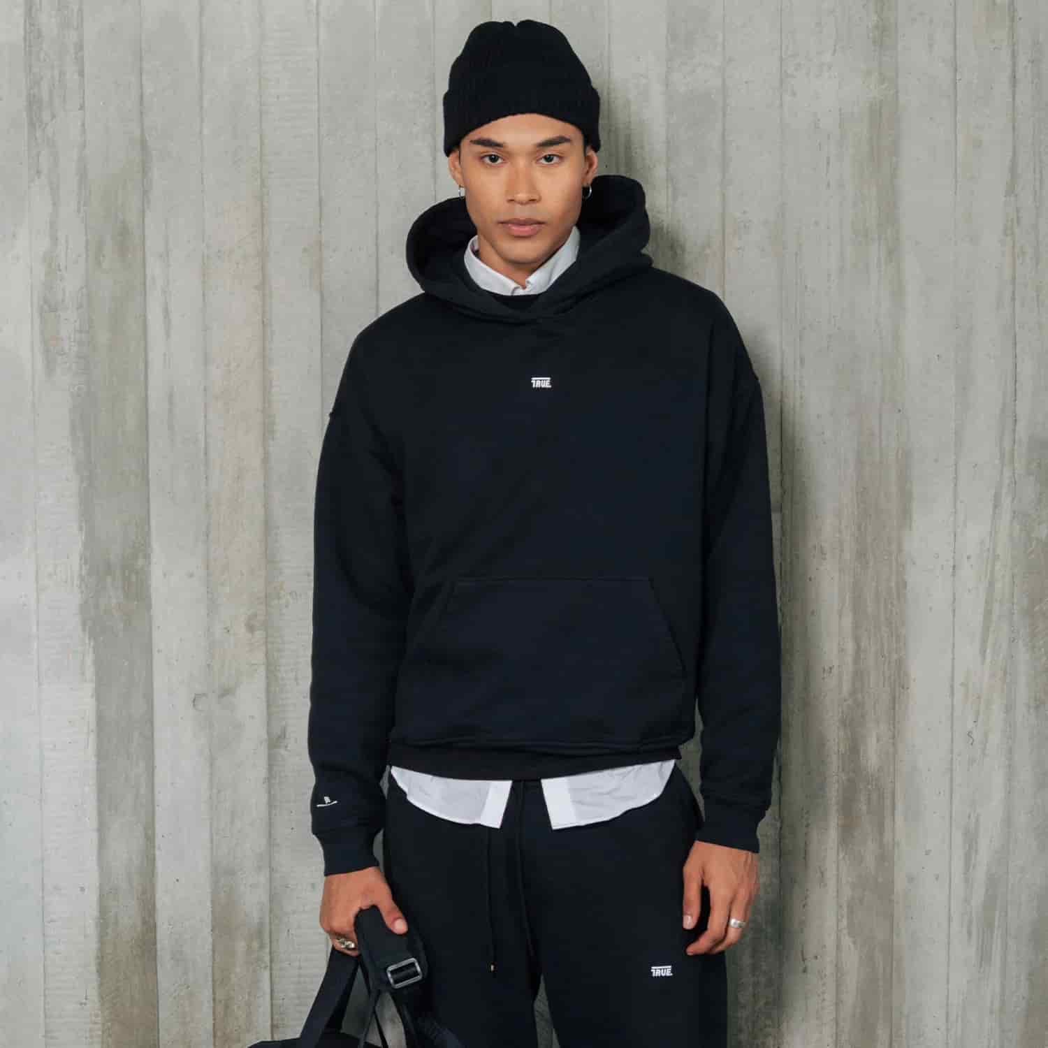 True Classic Hoodie - Deep Black - miniatura 12