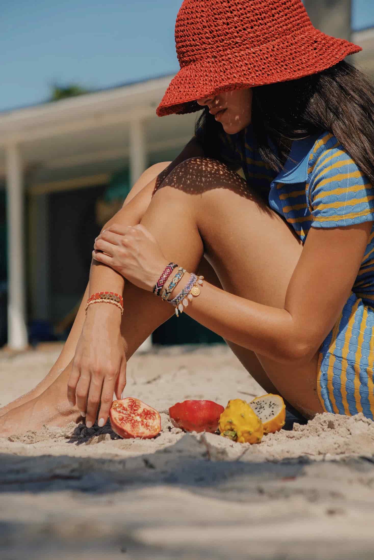 Berries - Wayuu Set x 3 bracelets - miniatura 2