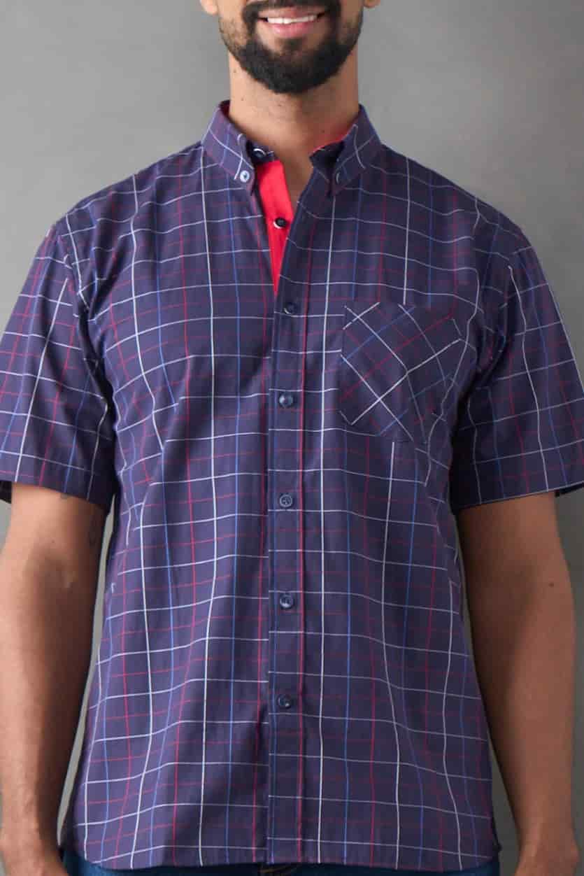Camisa manga corta azul oscuro - miniatura 3