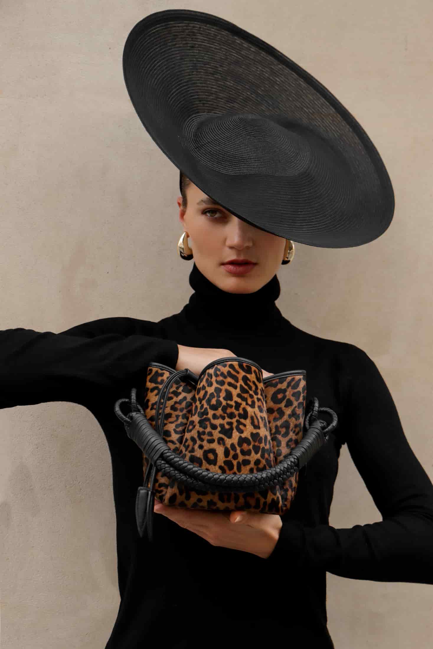 Tulip Mini Bucket Bag, Leopard - miniatura 2