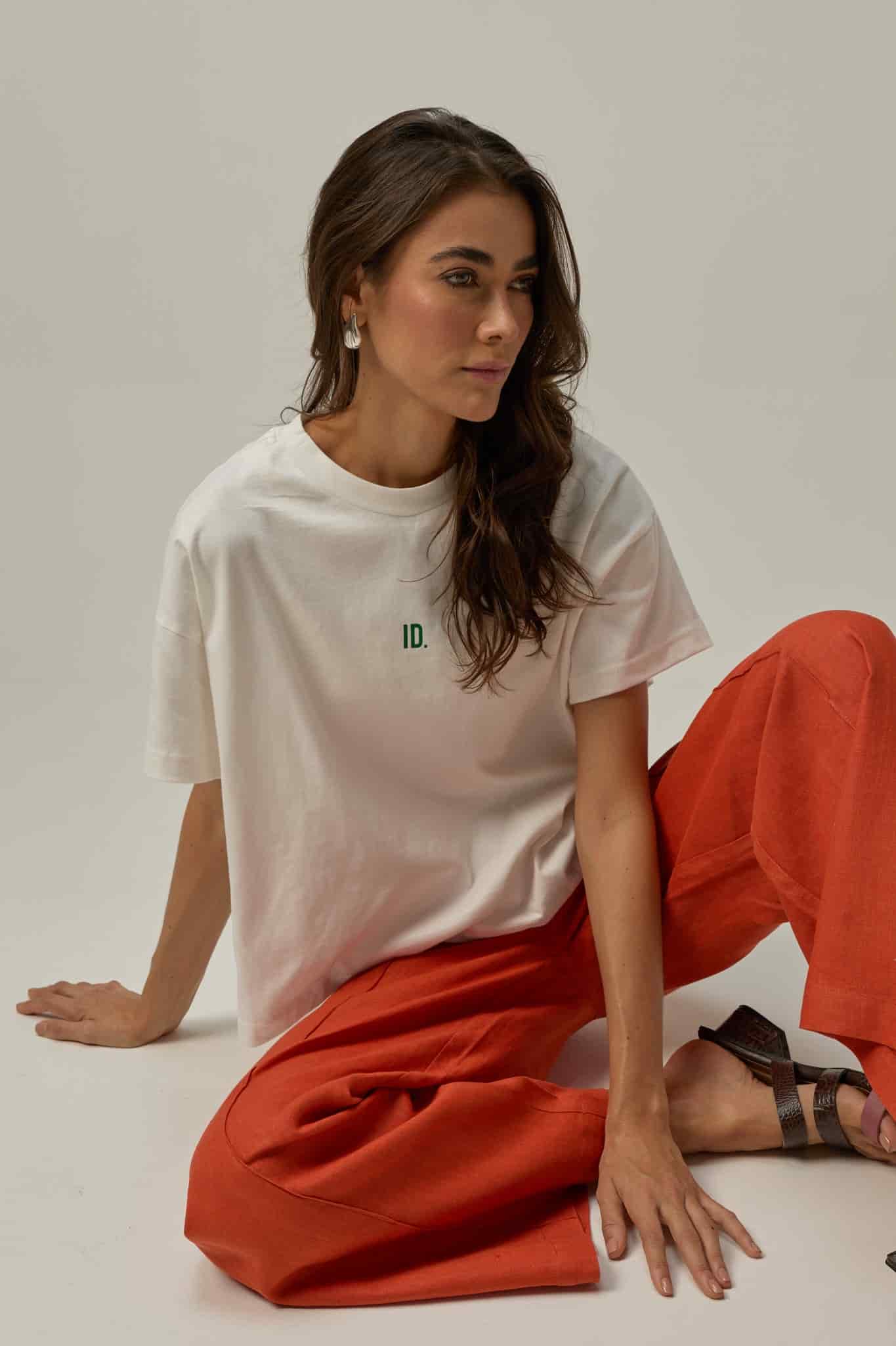 Pantalón Serre de lino | Naranja - miniatura 6