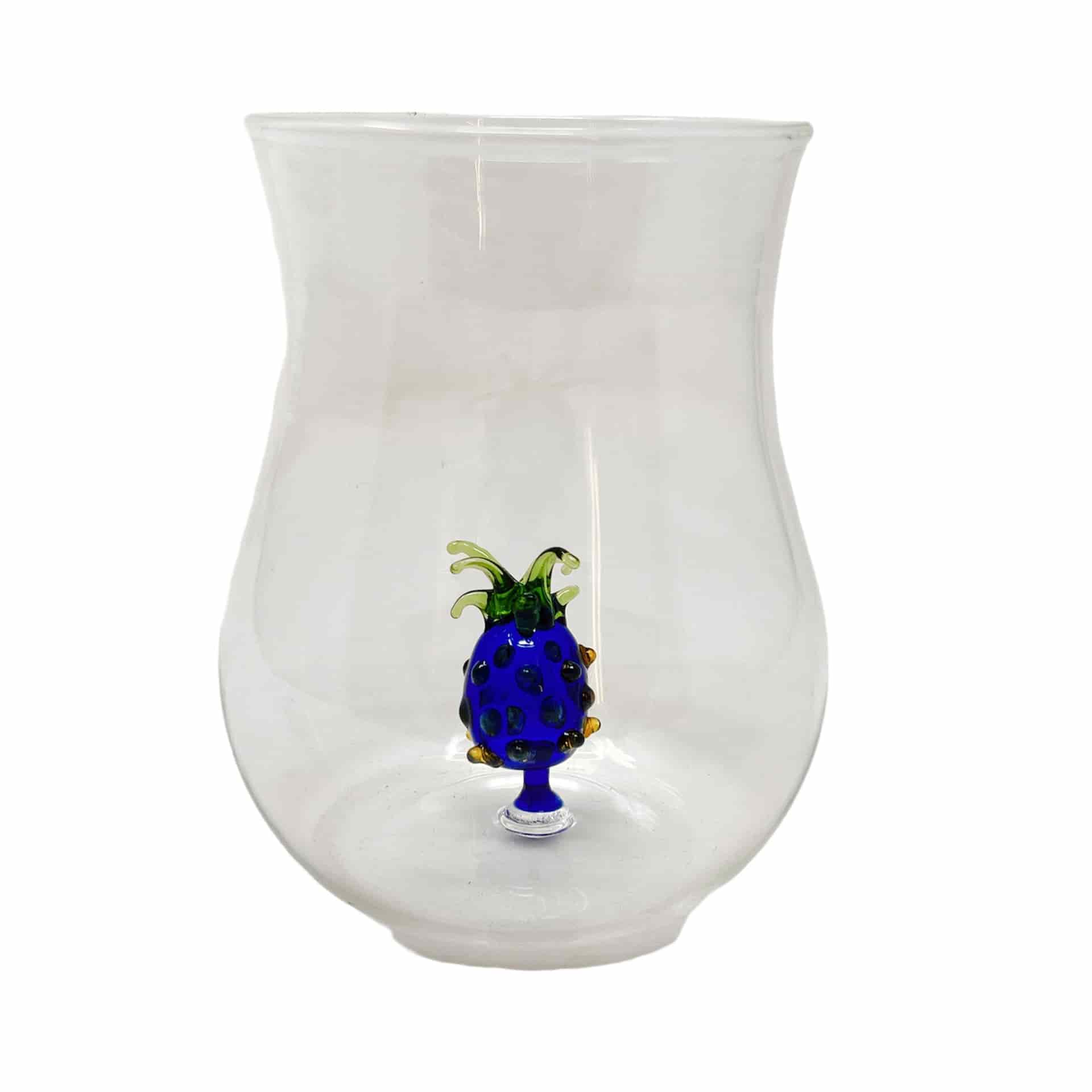Set De Vasos Piñas Azules - miniatura 1