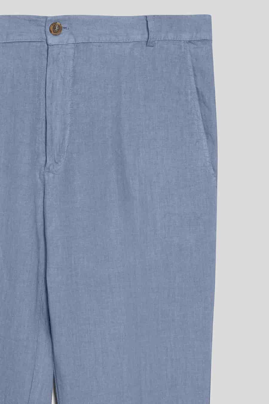 Men's linen pants forever blue - miniatura 2