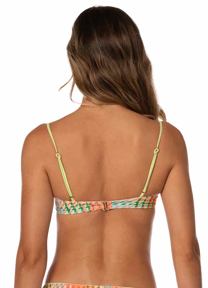 Maaji Dreamy Grid Amatista Unmolded Underwire Bikini Top - miniatura 3