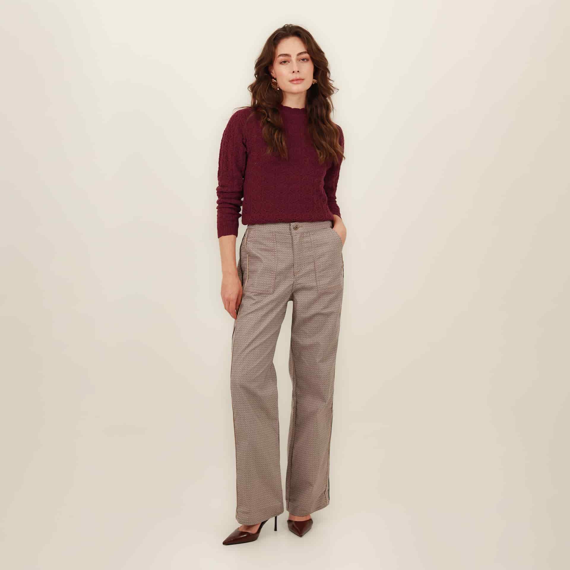 Pantalon Tiro Alto Bota Recta - miniatura 1