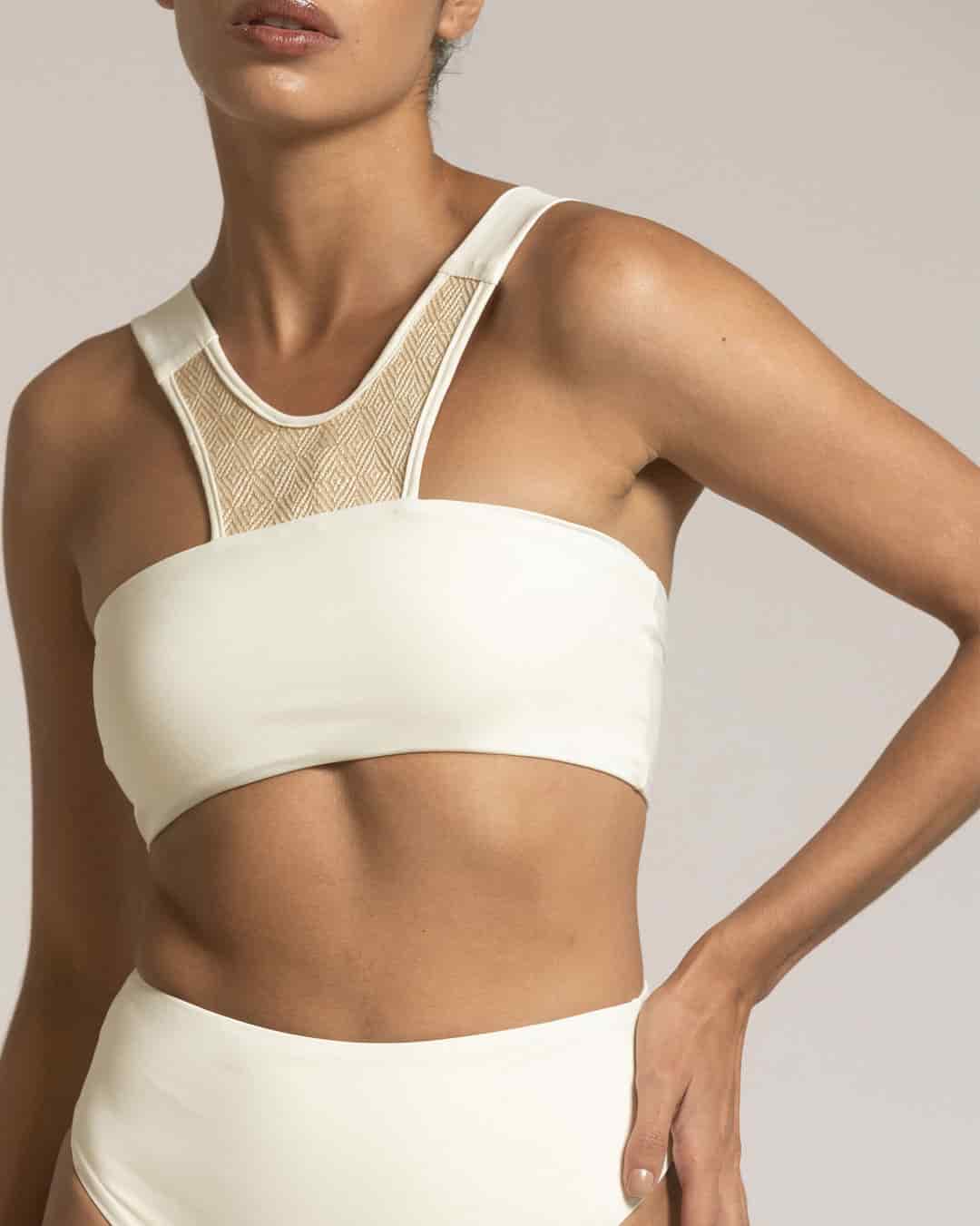 SILVANA TOP / Hueso - miniatura 4