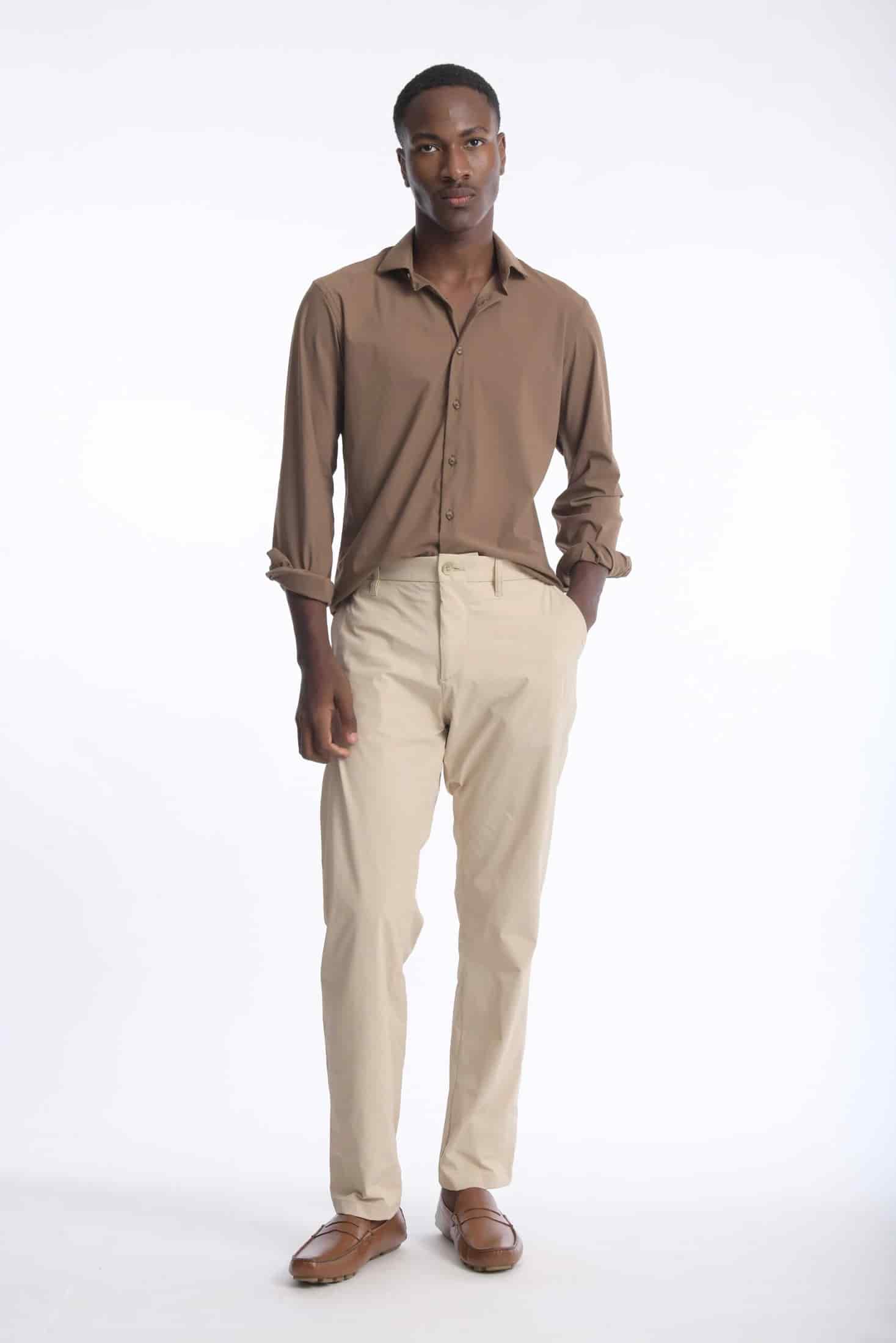 Pantalón Smart Tech Beige - miniatura 1