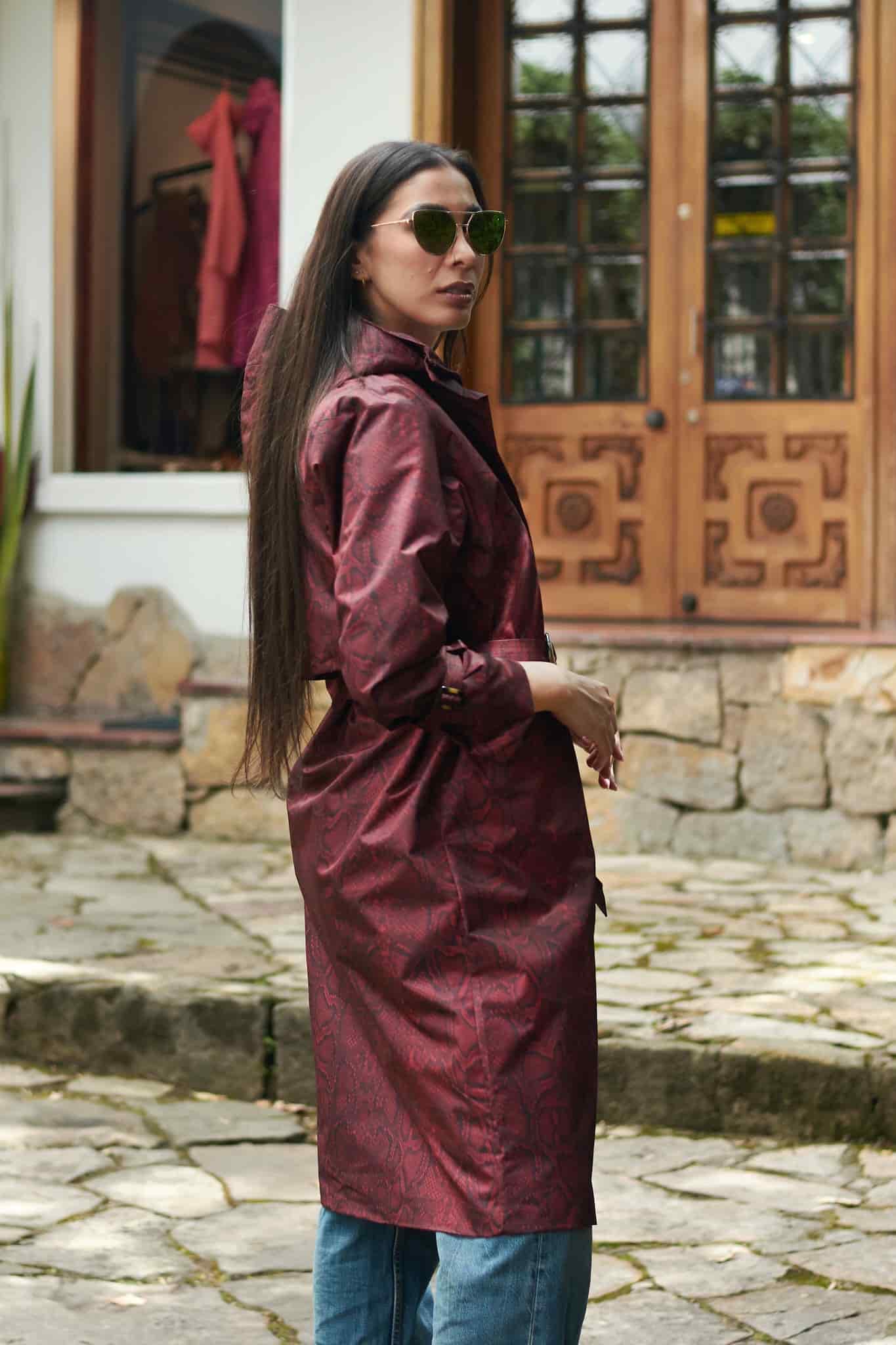 GABARDINA PITÓN REPELENTE AL AGUA VINOTINTO - miniatura 2