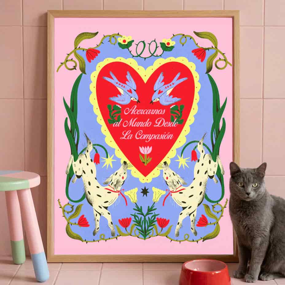 💗🐦 Póster Compasión - miniatura 1