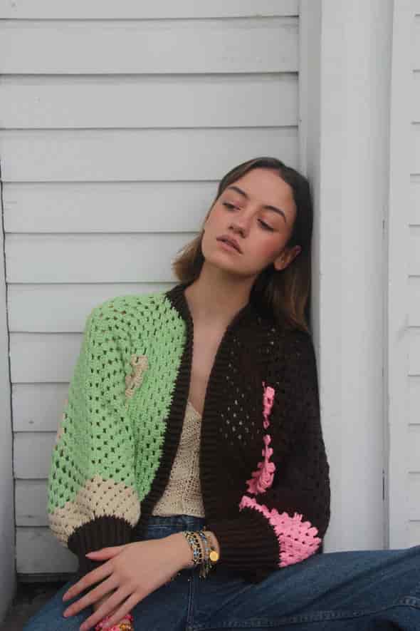 Mosaico Vital - Crocheted Cardigan (pre-order) - miniatura 6