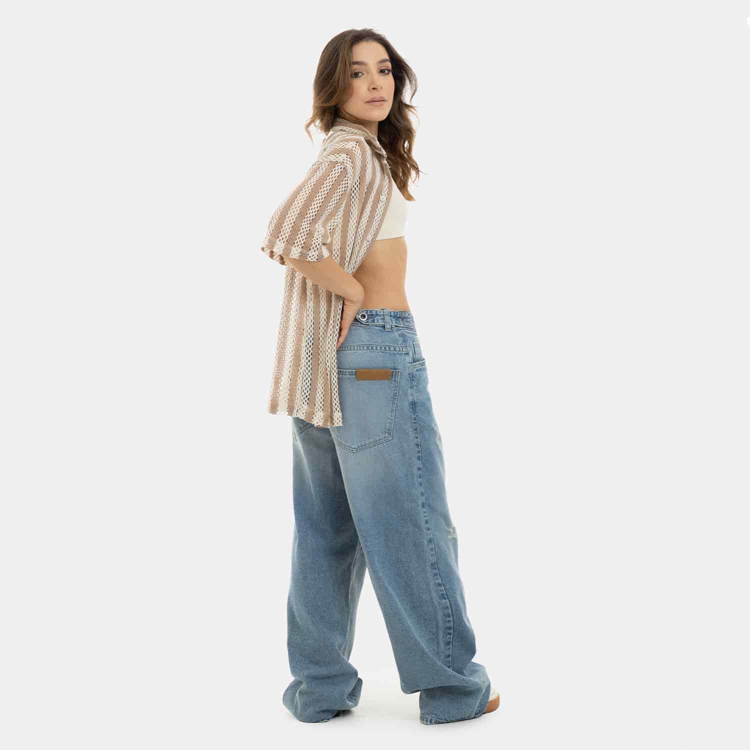 Oversized Flow Denim Ligth Blue - miniatura 8