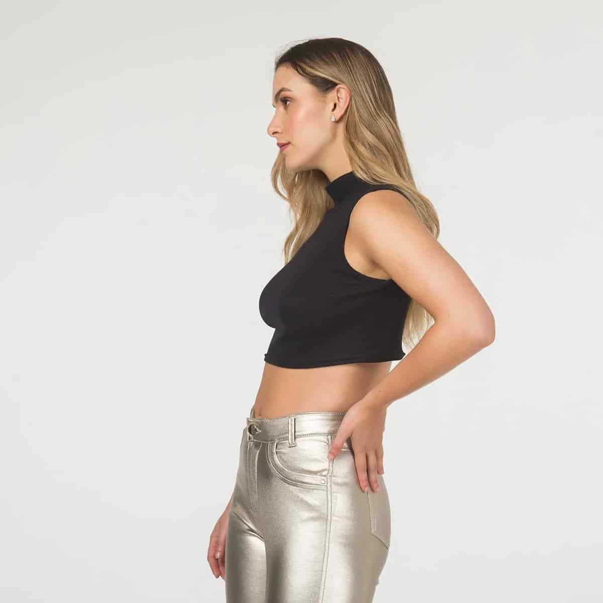 Crop Top Cuello Tortuga Sasha - miniatura 9