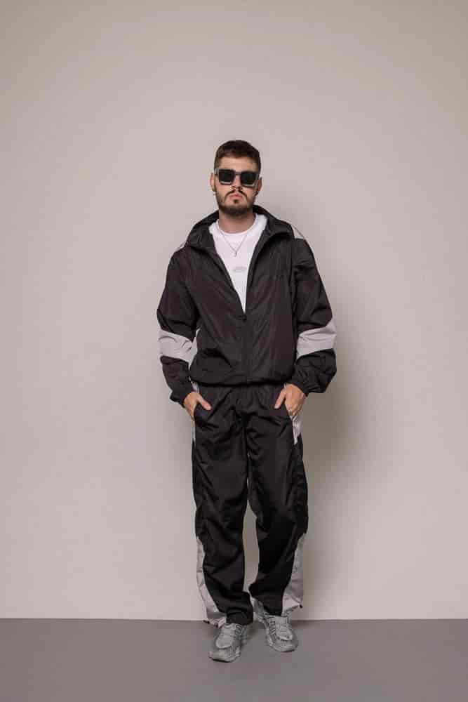 Sudadera Parachute 8727 -Negra - miniatura 7