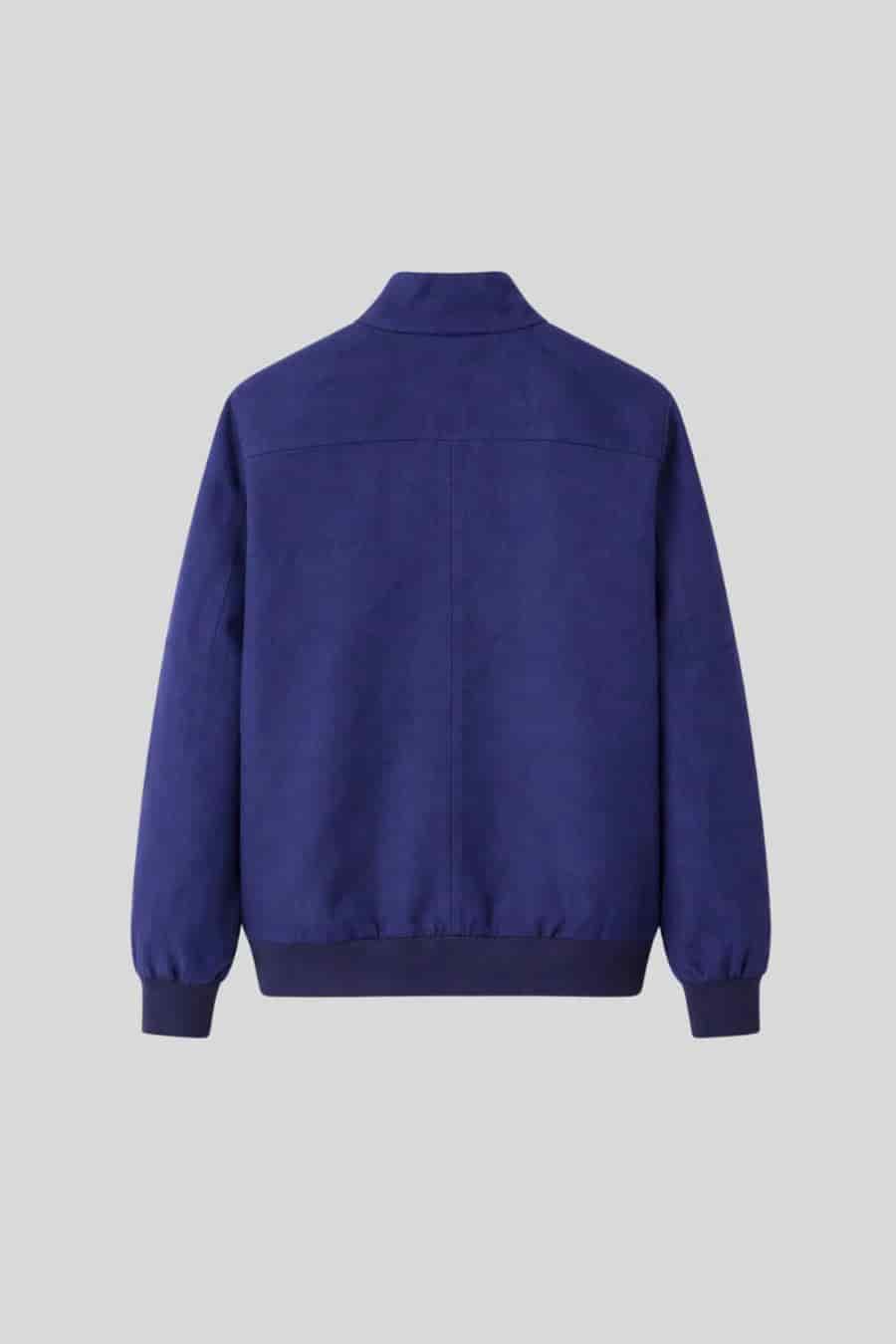 Men's linen bomber gennaro marine - miniatura 6