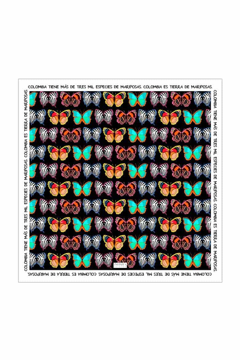 Pañoleta / Tierra de Mariposas Negra - miniatura 2