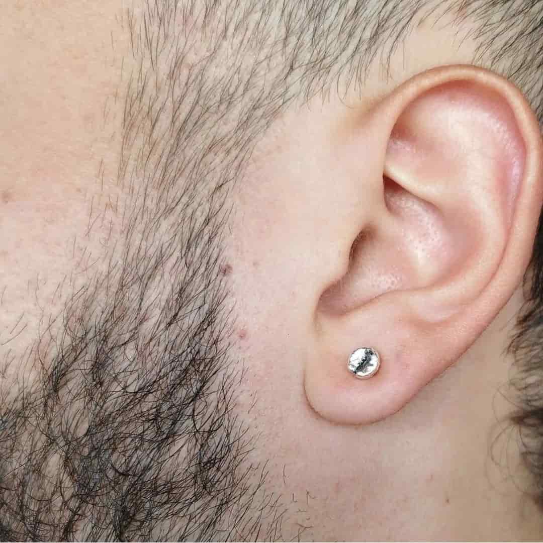 Aretes Café Moka en plata envejecida - miniatura 4