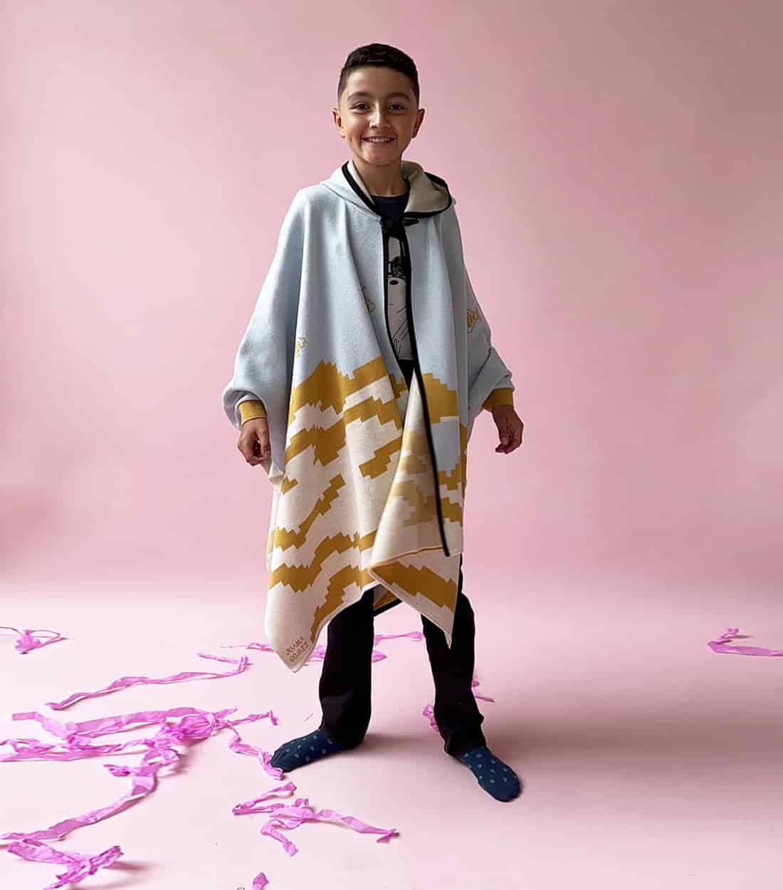 Mini Poncho Amanecer Mostaza - miniatura 6