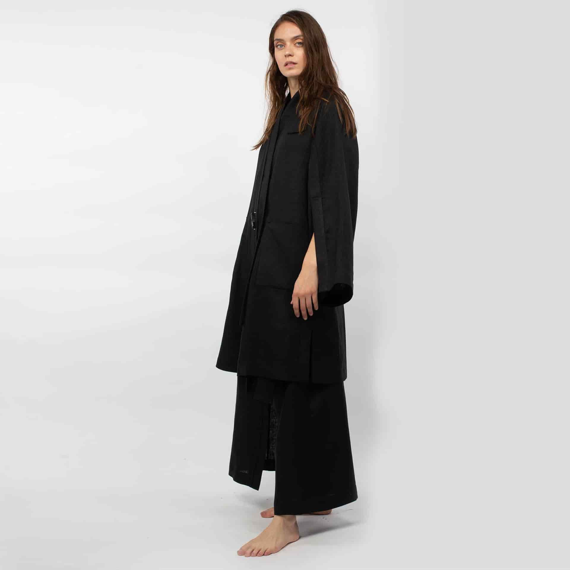 Kimono Cruzado Mangas Abiertas - miniatura 2