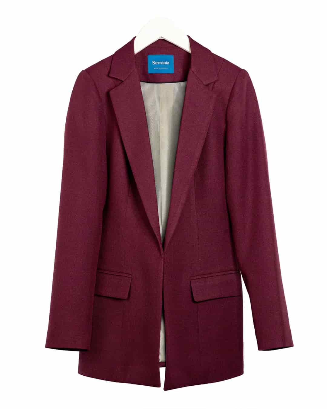 Blazer Vinotinto Burdeos - miniatura 2
