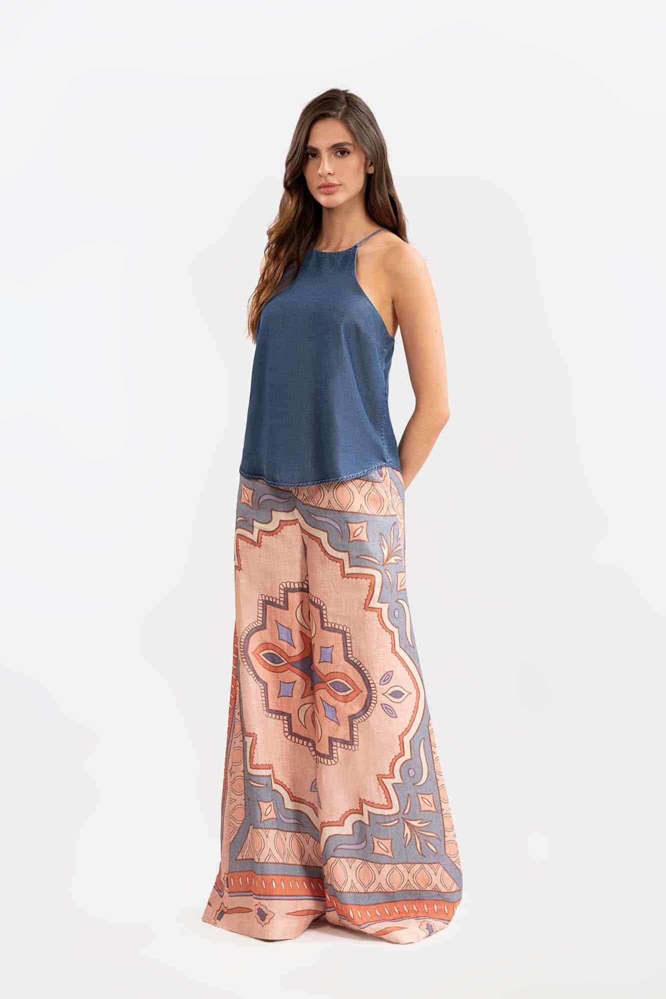 Pantalón Jazmín Rosado Azul - miniatura 2