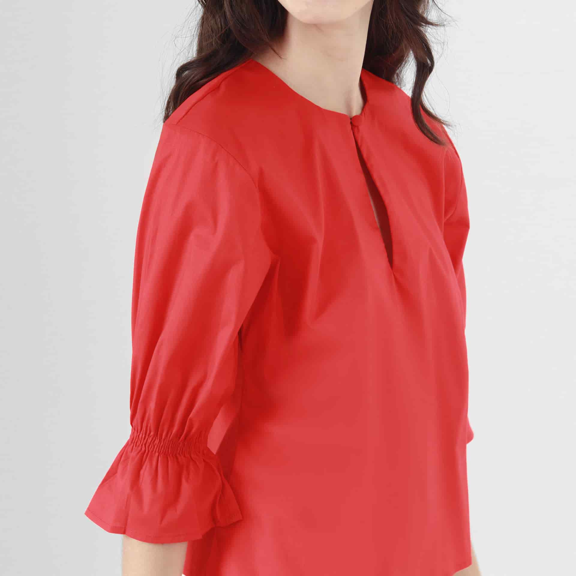 Blusa Cuello Redondo Manga 3Cuartos - miniatura 8