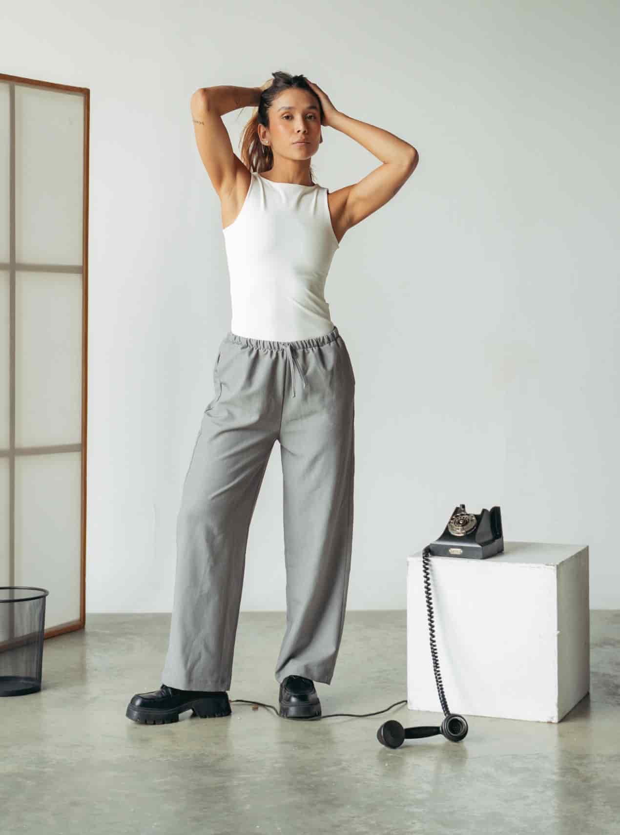 Pantalón Easy Office - Grey - miniatura 1