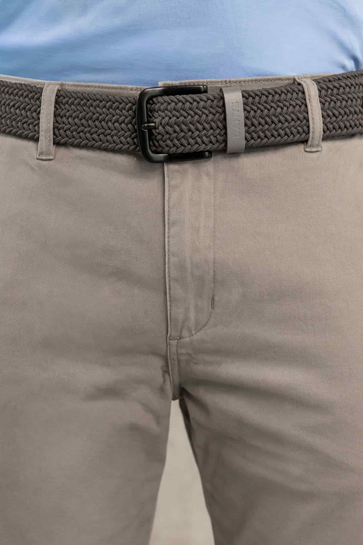 Pantalón Elastico Gris Claro - miniatura 5